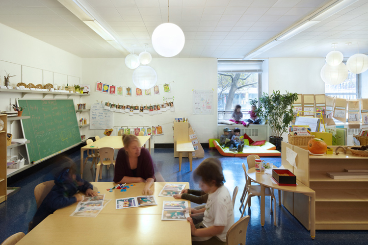 Modern School Classroom