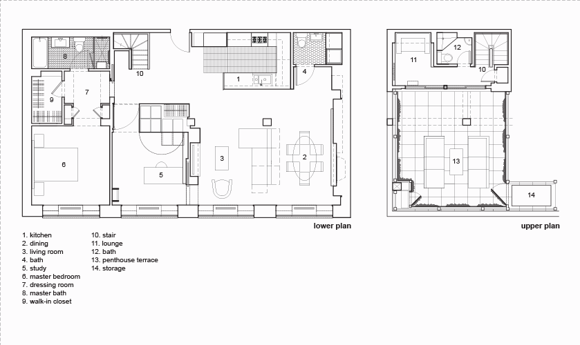76th Street Residence Plans